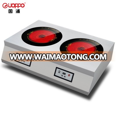 Commercial 2 burner electric stove hot plate with digital temperature control