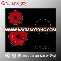 3 burner 5400W EGO heater electric multi induction infrared cooker